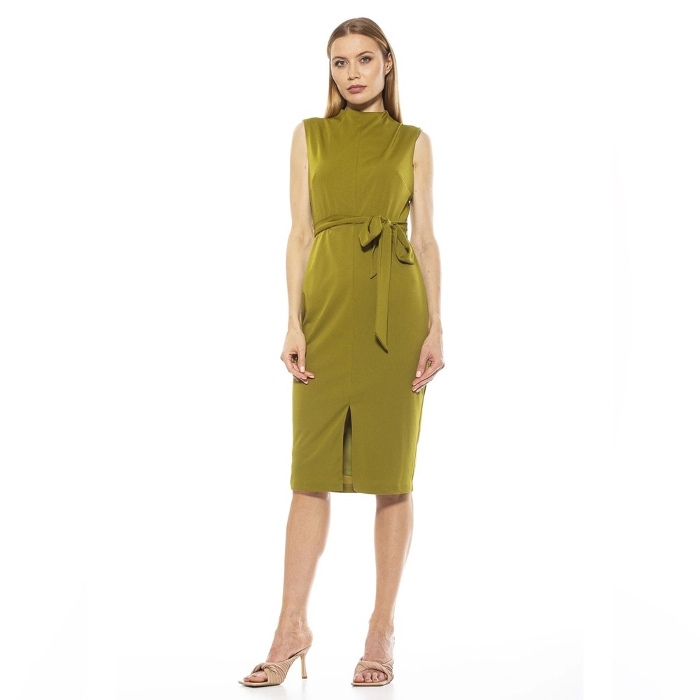 Alexia Admor - Chartreuse Dress - Picture 2 of 4
